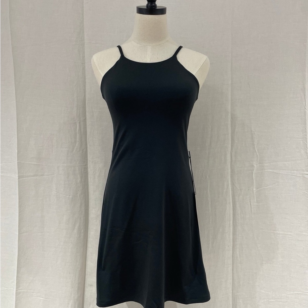 NWT Girlfriend Collective Black Naomi Workout Dress Size M